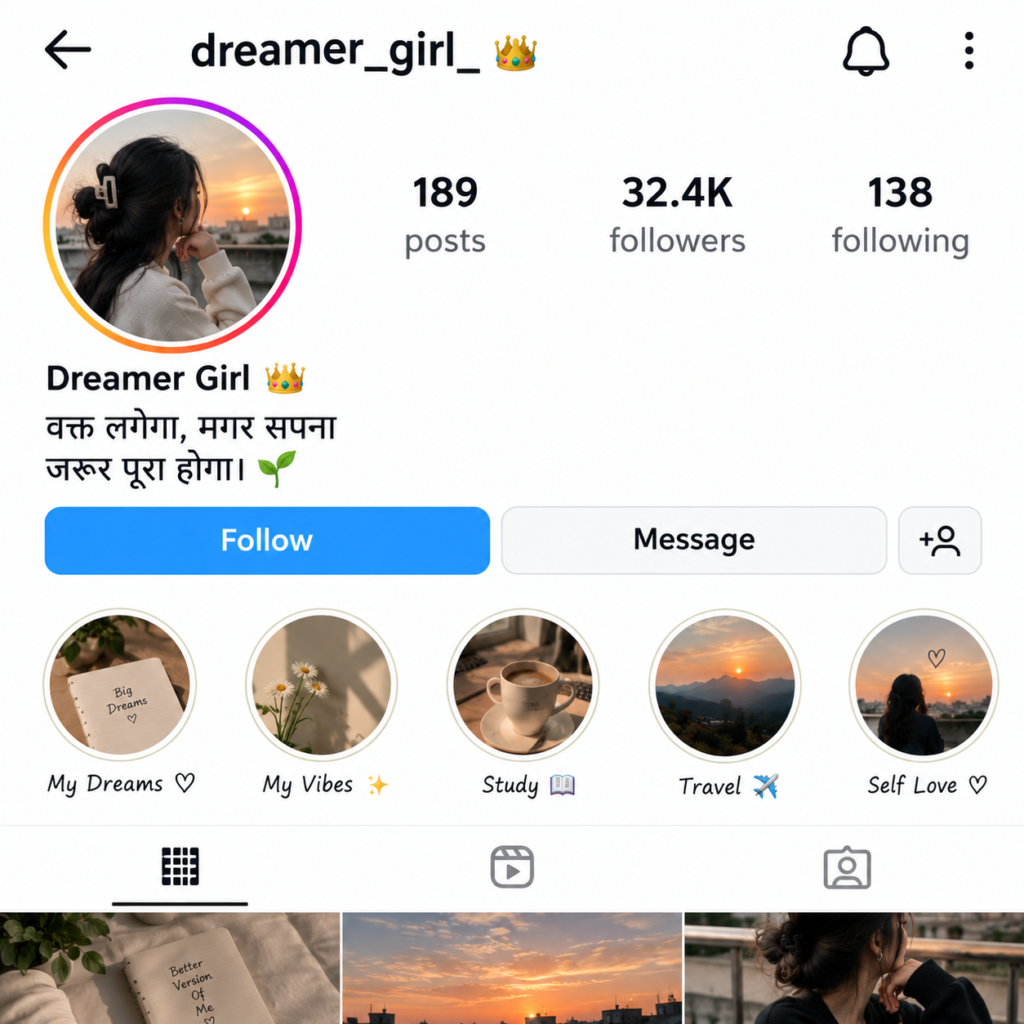 Instagram Bio Shayari in Hindi 2026 | 100+ इंस्टाग्राम बायो शायरी हिंदी में