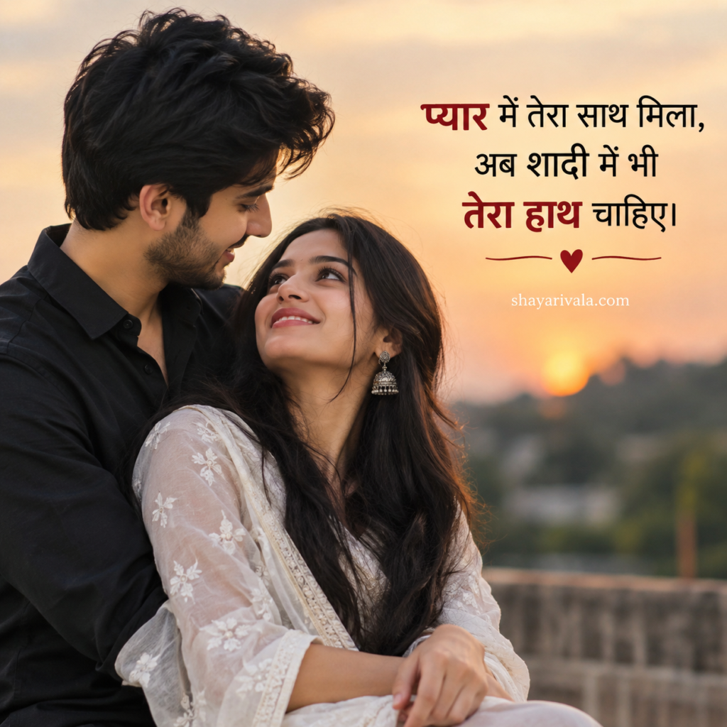Top New Latest 109+ Love Marriage Shayari in Hindi | प्यार और शादी की शायरी 2026 Top New Latest 109+ Love Marriage Shayari in Hindi | प्यार और शादी की शायरी 2026