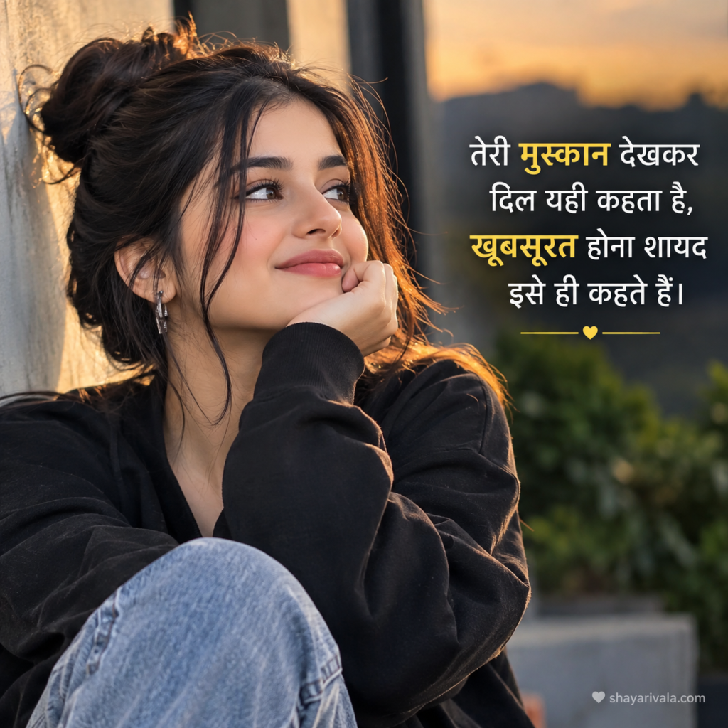 Beautiful Shayari for Girl in Hindi | खूबसूरत लड़की की तारीफ शायरी 