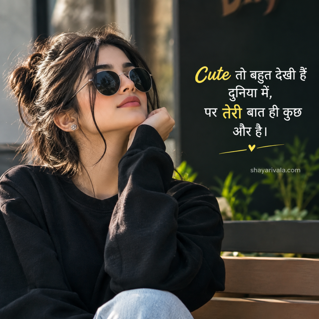Cute Shayari for Girls in Hindi प्यारी और दिल छू लेने वाली शायरी