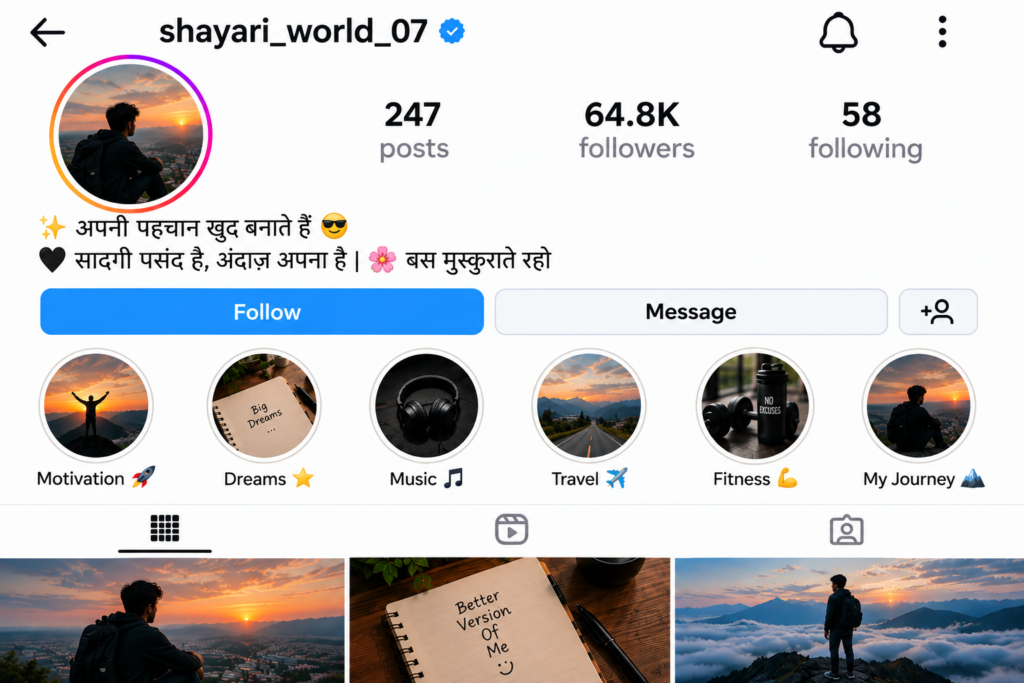 New 65+ Unique Bio Ideas Instagram Bio Hindi Mein | इंस्टाग्राम बायो हिंदी में ! 65+ Unique Bio Ideas Instagram Bio Hindi Mein | इंस्टाग्राम बायो हिंदी में !