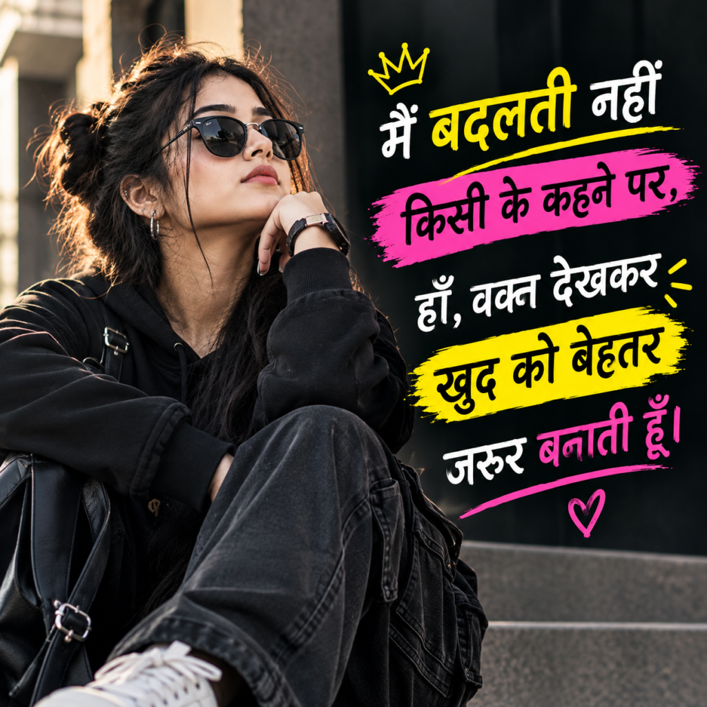 Top Best 100+ Attitude Shayari for Girls in Hindi | लड़कियों के लिए दमदार एटीट्यूड शायरी 2026 Attitude Shayari for Girls in Hindi