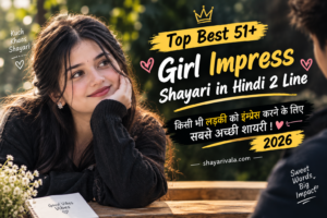 Top Best 51+ Girl Impress Shayari in Hindi 2 Line | किसी भी लड़की को इम्प्रेस करने के लिए सबसे अच्छी शायरी ! 2026