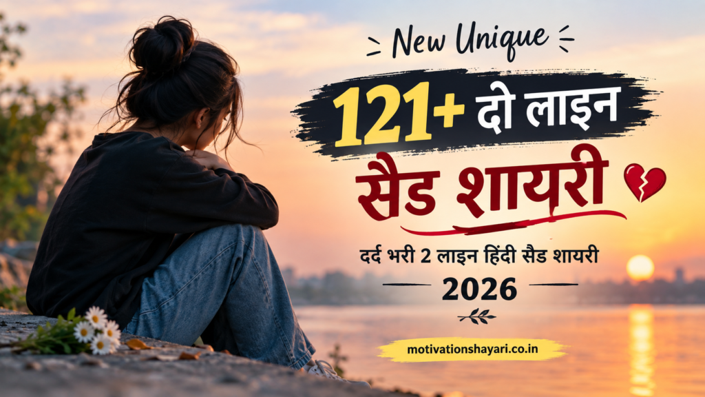 Two Line Sad Shayari दर्द भरी 2 लाइन हिंदी सैड शायरी