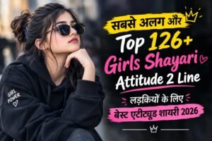 सबसे अलग और Top 126+ Girls Shayari Attitude 2 Line | लड़कियों के लिए बेस्ट एटीट्यूड शायरी 2026
